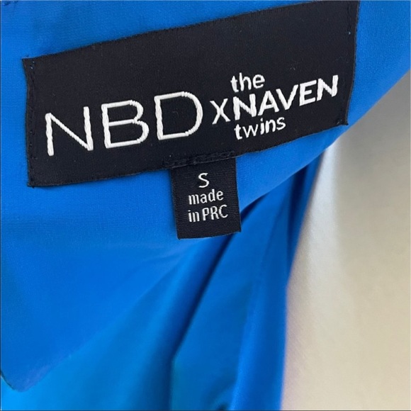 NBDxNaven blue mini dress. - Picture 3 of 3